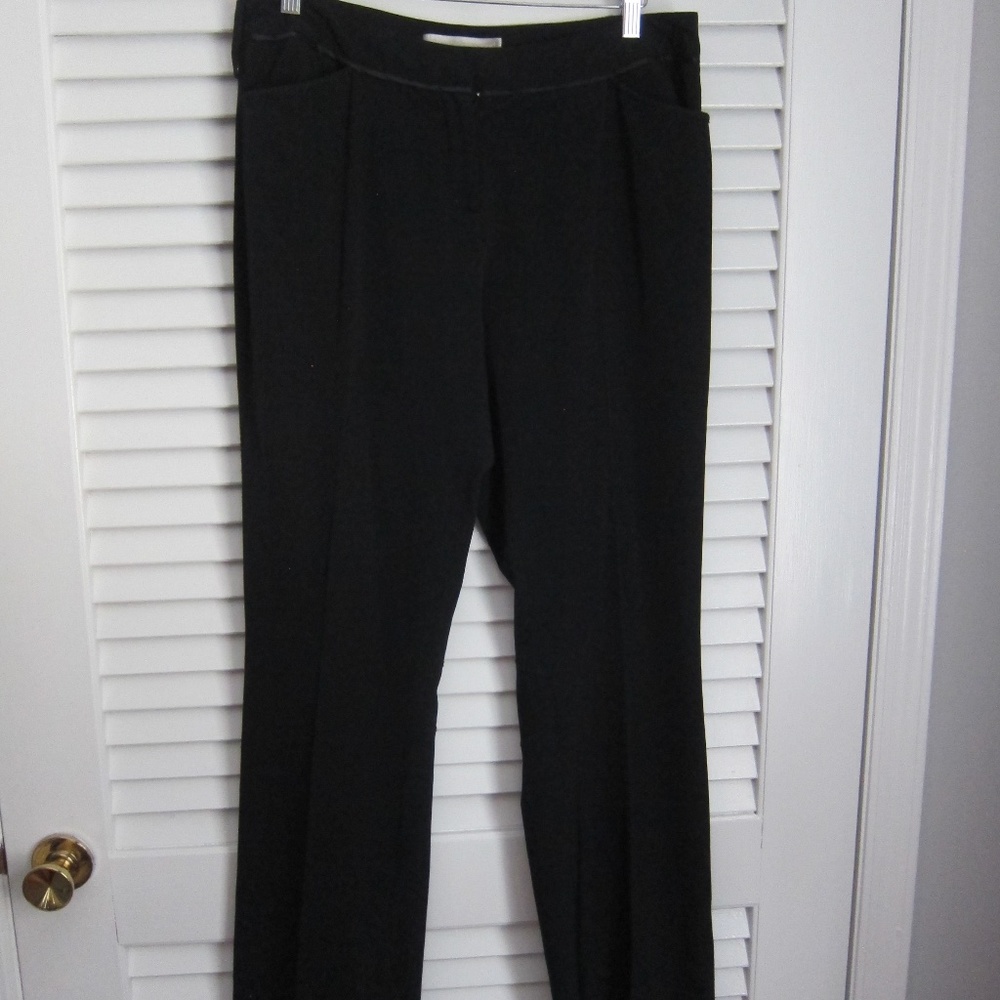 Patrick Gerard Nylon Black Trouser Pants sz 44 / 12